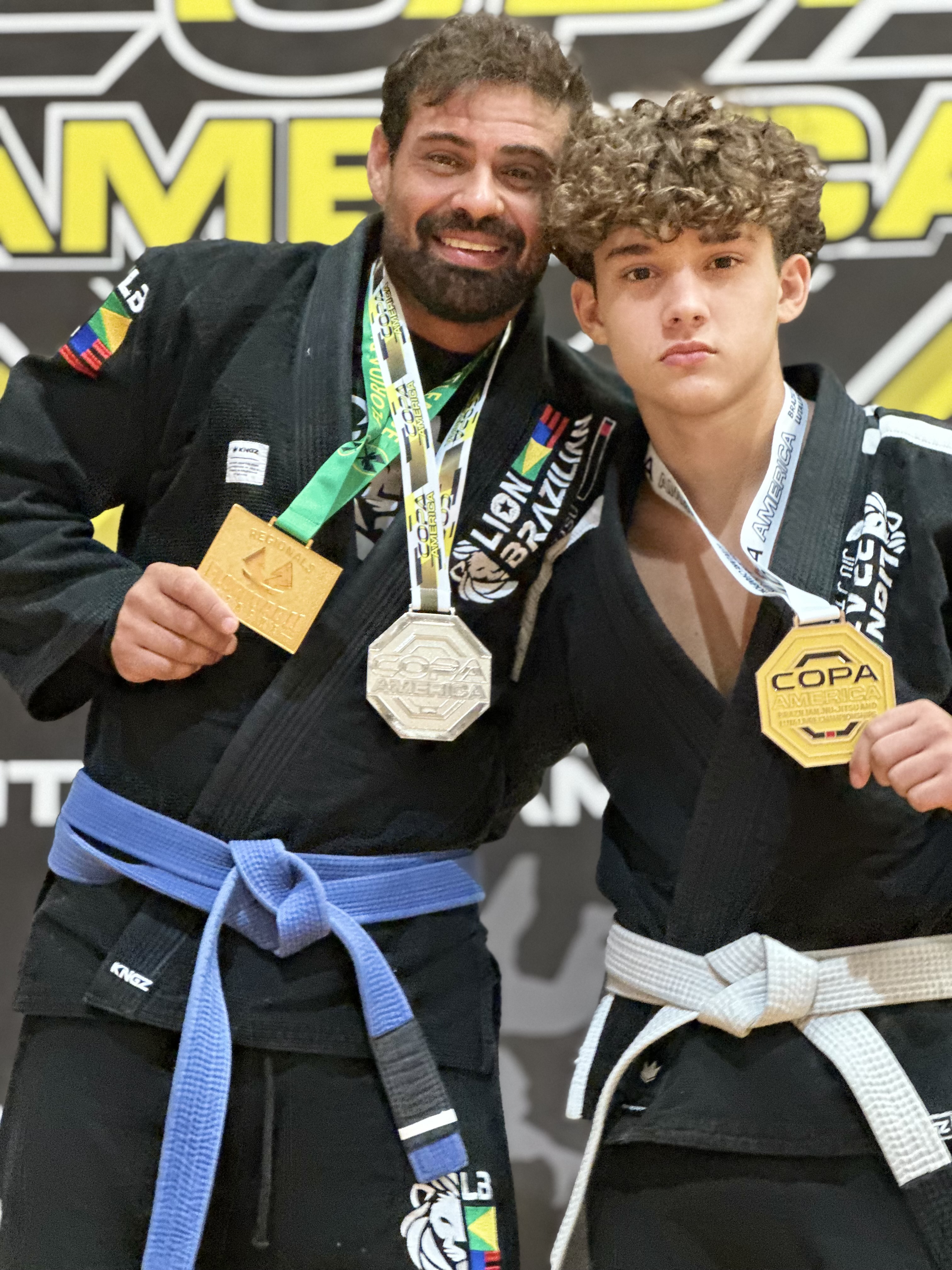 Atletas da Lion Brazilian Jiu-Jitsu em competição 2